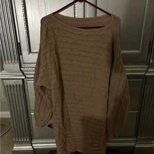 SHEIN Soft Beige Knit Sweater